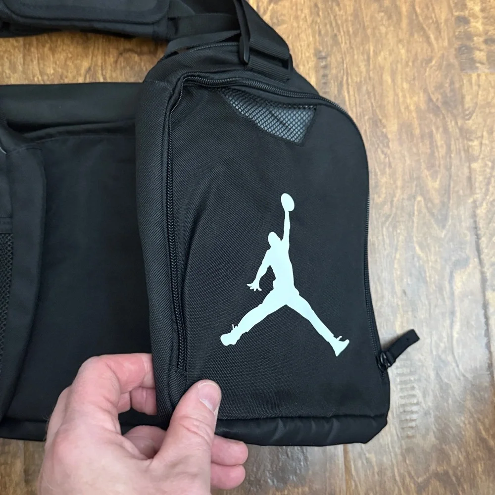 Jordan Black Duffel Bag Size S